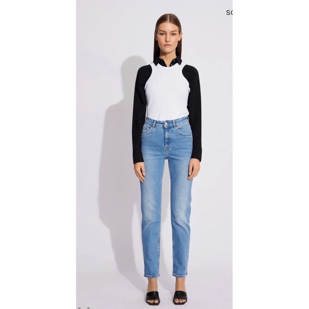 Won Hundred Straight Wash‎ 6 Jeans W27 L32 Organic Cotton Light Wash Denim NWT